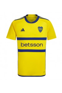 Boca Juniors Jalkapallovaatteet Vieraspaita 2023-24 Lyhythihainen